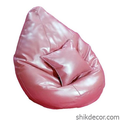 بین بگ چرمی صورتی